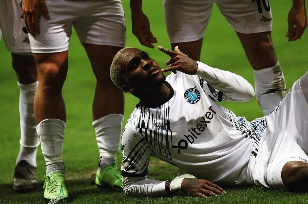 Henry Onyekuru scored his 4th goal of the season in Adana Demirspor 2-2 draw over the weekend