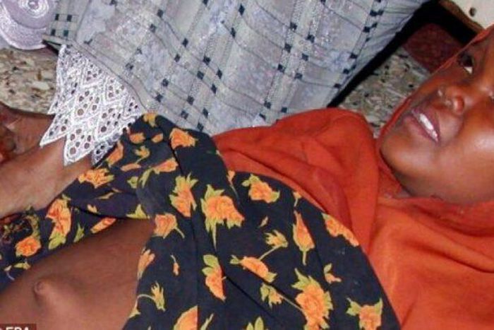 A young girl being mutilated [GlobeAfrique]