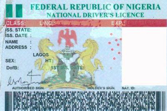 Nigerian driver's license