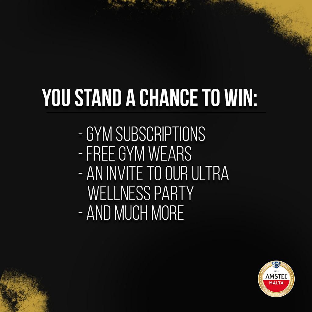 Amstel Malta Ultra is serving New Year Fitness Goals!