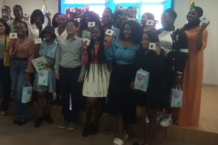 Some of the K-Drama fans at the Premiere at the KCCN, Abuja (Credit: NAN)