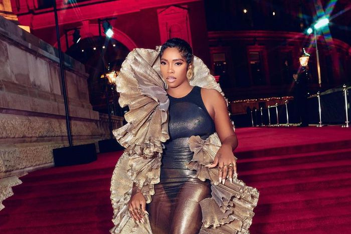 Tiwa Savage at the British Fashion Awards [Instagram]