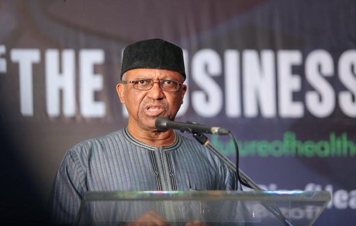 Minister of Health, Dr Osagie Ehanire  [Twitter/@OsagieEhanire]