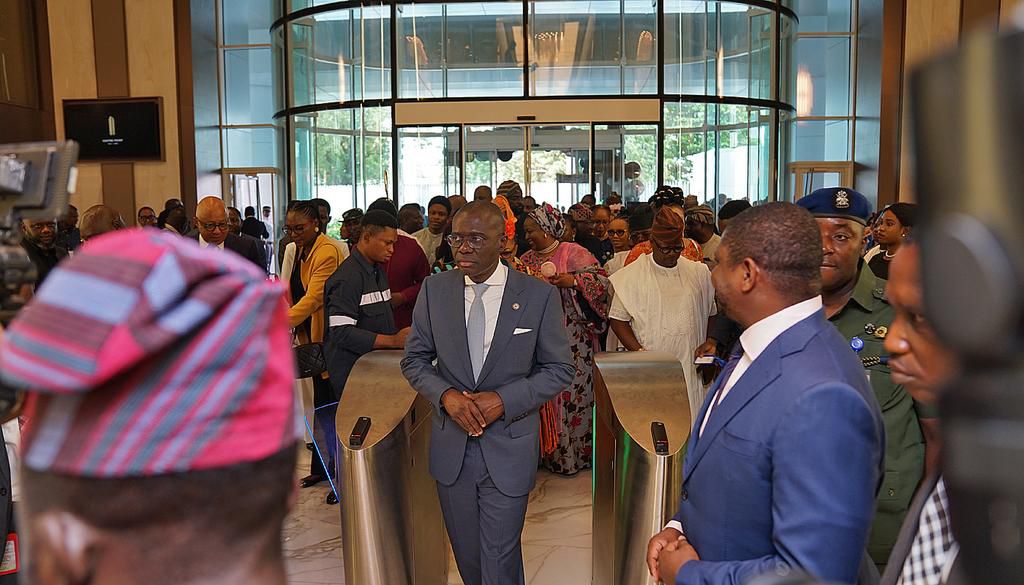 Gov Sanwo-Olu inaugurates Africa's premier workspace, Centre Point in Ikoyi, Lagos