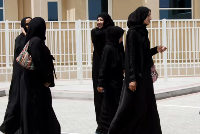 The abaya dress is a long robe traditionally worn by Muslim women (image used for illustrative purpose) [AFP/Rabih Moghrabi]