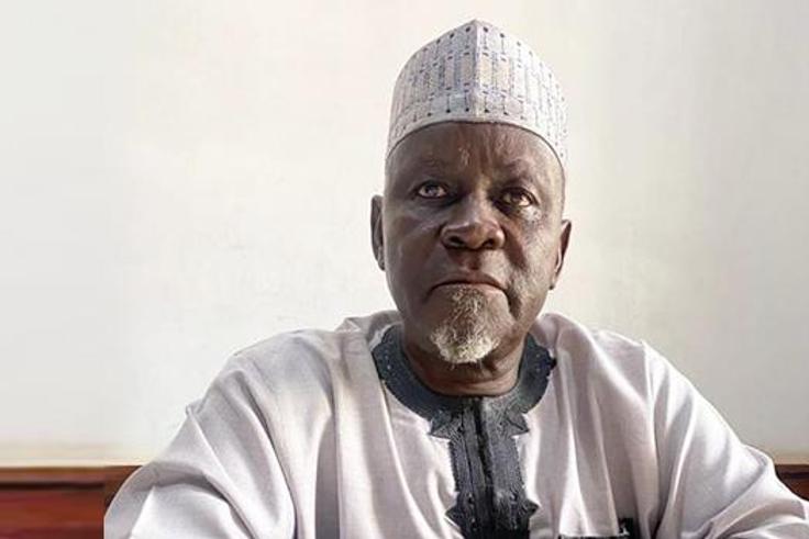 Hudu Yunusa-Ari in police custody on Tuesday, May 2, 2023. [Facebook/Nigeria Police Force]