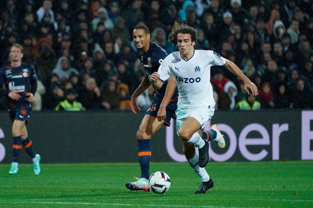 Matteo Guendouzi in action for Marseille