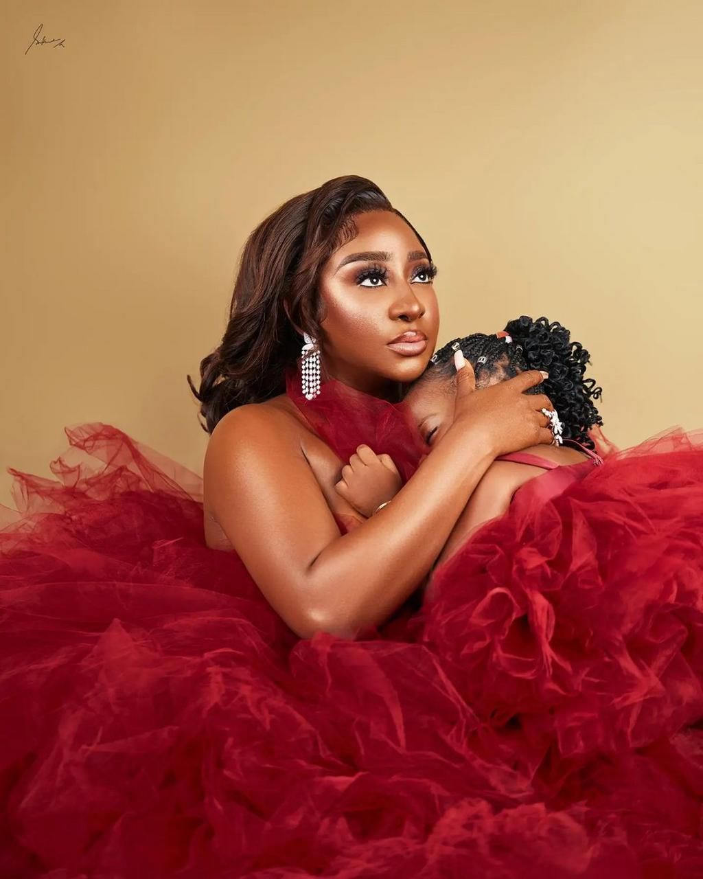 Ini Edo re-dedicates daughter to God as she clocks 2