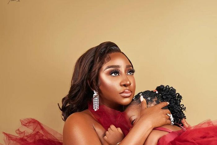 Ini Edo re-dedicates daughter to God as she clocks 2