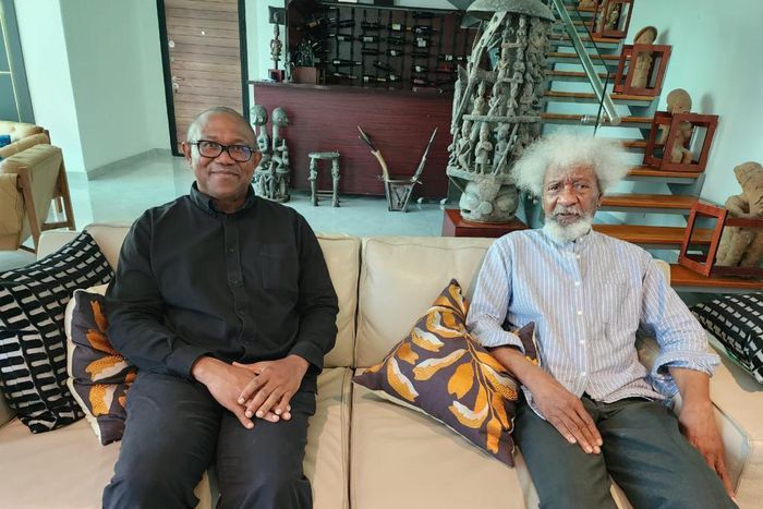 Obi and Soyinka just chilling [Twitter]