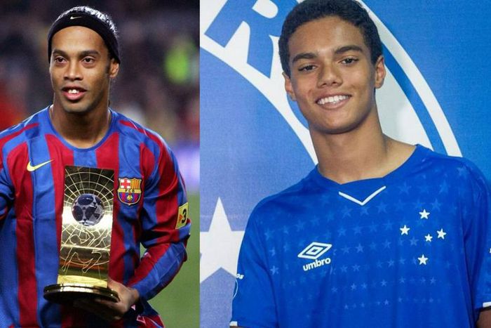 Barcelona to give Ronaldinho's son a chance