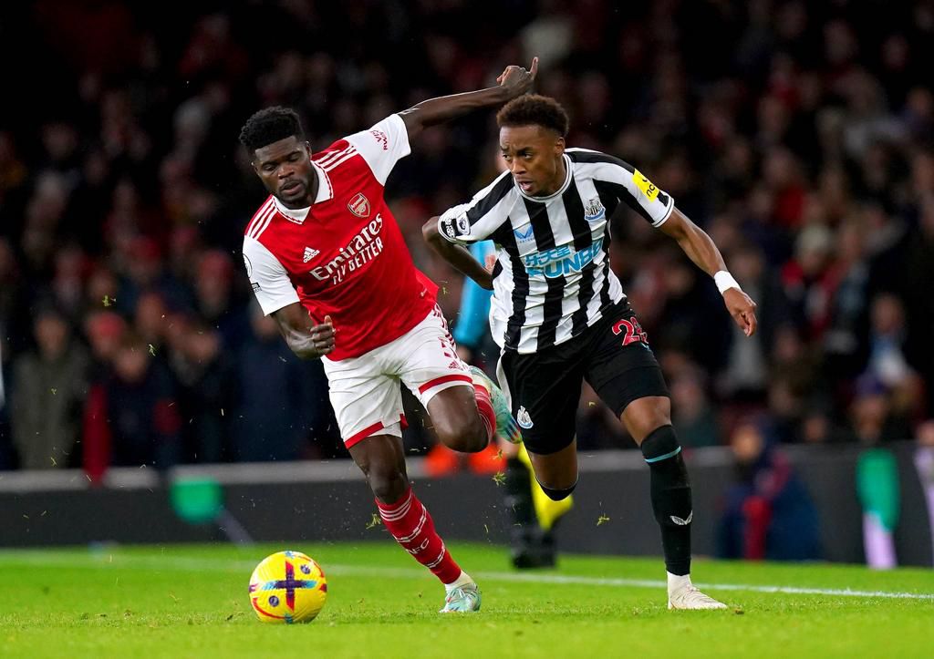 Thomas Partey marshalled the midfield for Arsenal against Newcastle