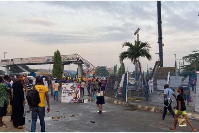 Alapere Estate Pedestrian Bridge [Channels Television]
