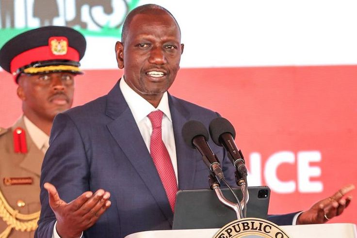 President William Ruto speaks during the official opening of the Kenya Social Protection Conference at the Kenya School of Government on April 4, 2023