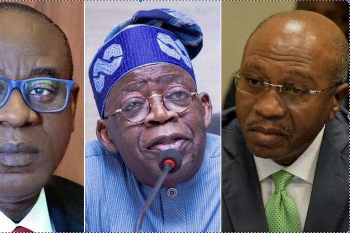 Folashodun Shonubi, Bola Tinubu and Godwin Emefiele [Intel Region]