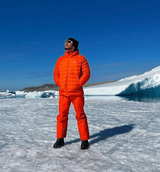Lewis Hamilton in Antartica