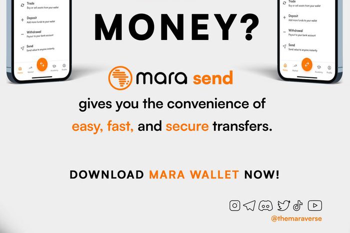Join Mara’s 4 million users who can send money for free to their loved ones
