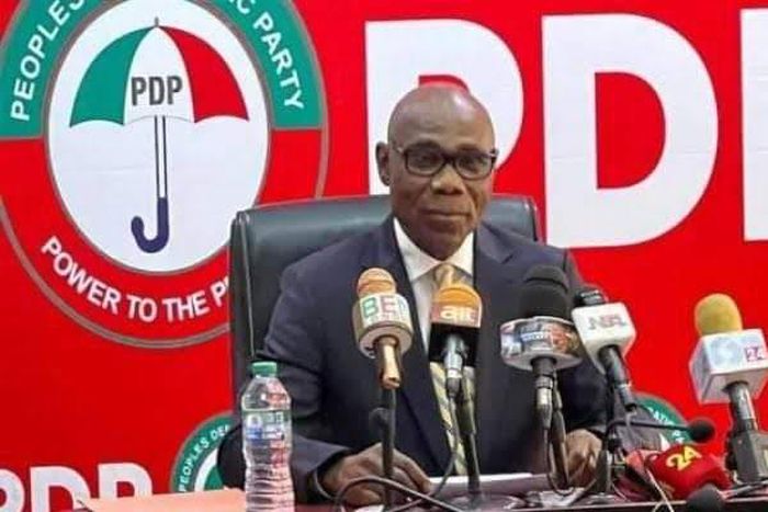 Debo Ologunagba, the National Publicity Secretary of the PDP [Twitter/Debo Ologunagba]