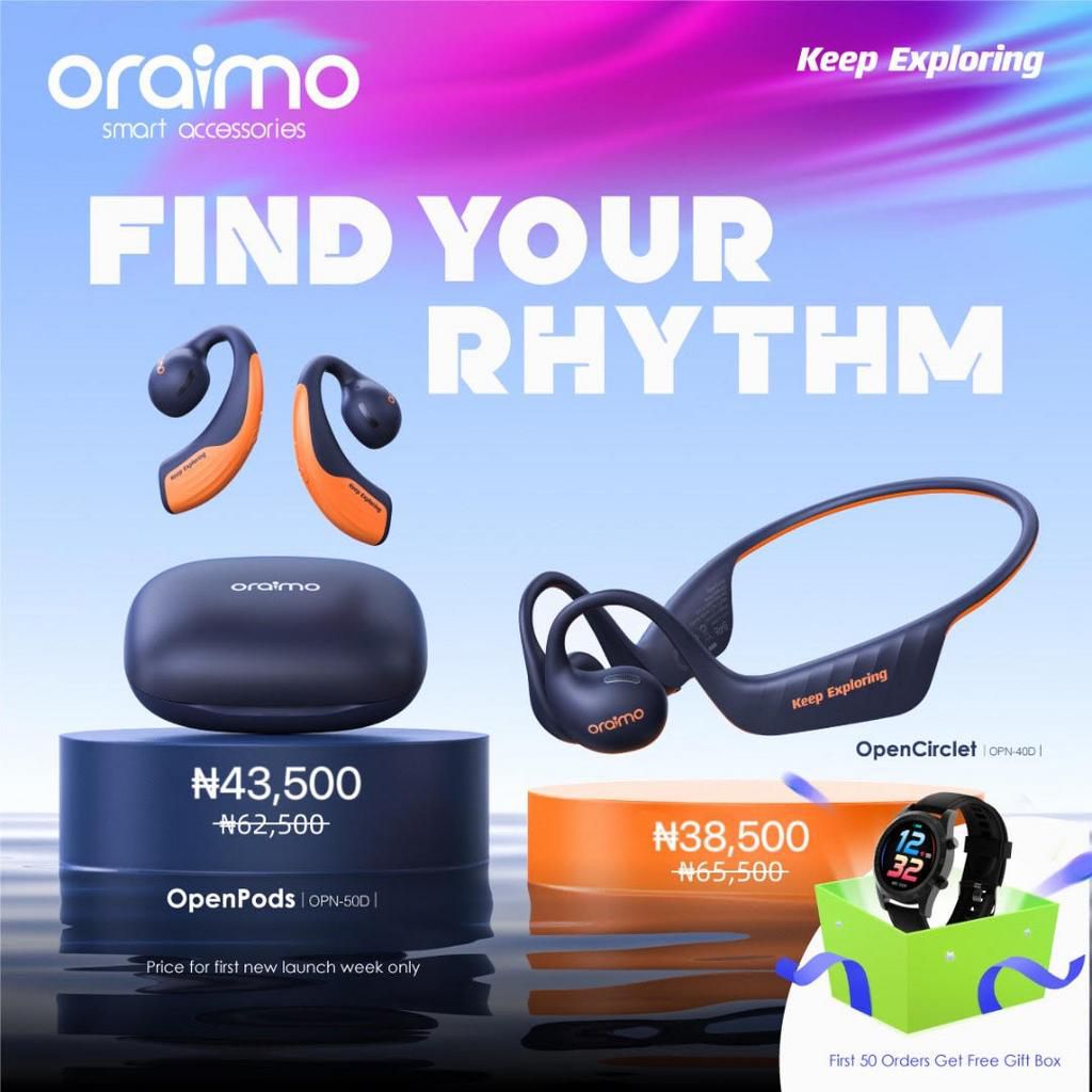 oraimo encourages users to ‘Find Their Rhythm’ with the launch of new limited-edition open audio series