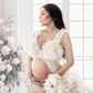 BBNaija housemate Maria Benjamin is expecting her first child and has posted her maternity shoot pictures [Instagram/mariachikebenjamin]
