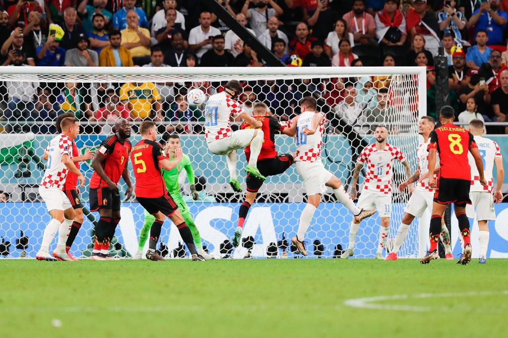 Croatia dominated opening half of the game.