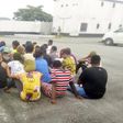 Cross section of teenage prostitutes rescued by Navy/NAPTIP operatives in Port Harcourt.