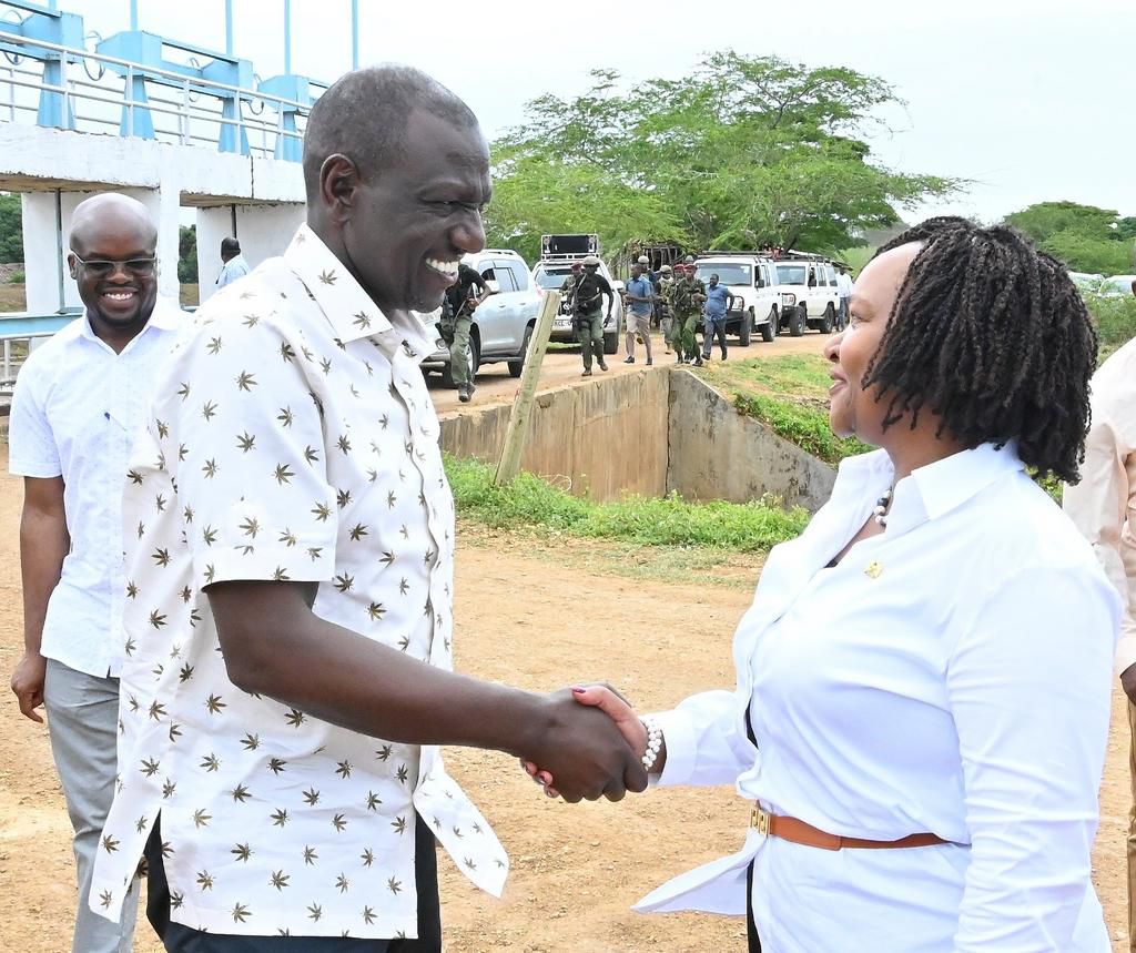 President William Ruto when he commissioned rehabilitation of the Tana Delta Irrigation Project on July 27, 2023
