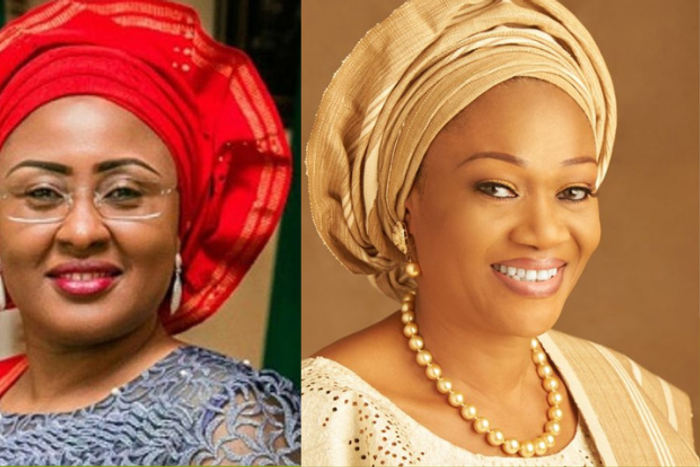 Aisha Buhari takes Oluremi Tinubu on tour of Presidential Villa