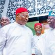 Imo State Governor, Hope Uzodinma and Bola Tinubu, the Presidential candidate of the All Progressives Congress. (APC)