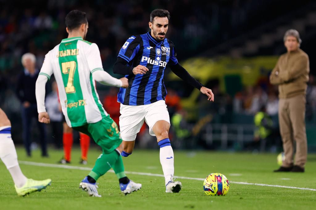 Atalanta player in action in Serie A