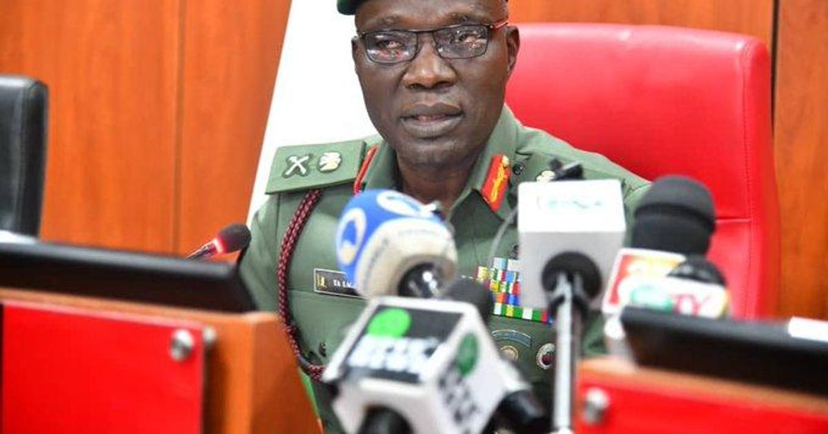 BREAKING: Presidency confirms death of Chief of Army Staff, Lagbaja ...