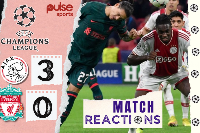 Liverpool crushed Ajax 3-0 in the Champions League