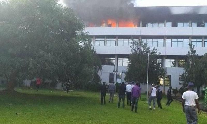 Supreme Court on fire [Legit.ng]