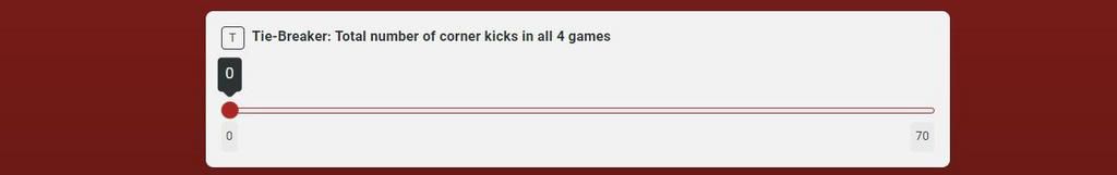A tiebreaker will be used in a case where there are multiple winners.