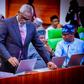 Femi Gbajabiamila resumes office as Chief of Staff to Tinubu. [Twitter:@femigbaja]