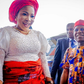 Governor Alex Otti (right) with his wife, Priscilla (left) [Instagram/@priscilla.otti]