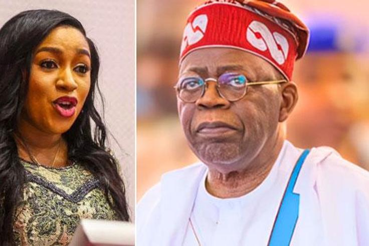 Betta Edu and President Bola Tinubu. [Channels TV]