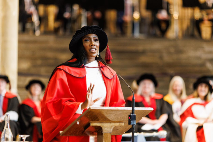 Tiwa Savage and our beloved celebrities are honorary Doctorate holders [Bellanaija]