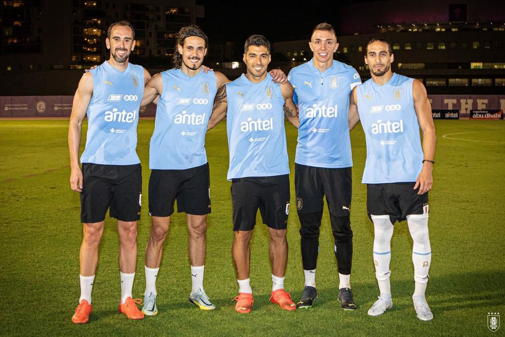 Luis Suarez, Edinson Cavani, Caceres, Diego Godin, Fernando Muslera