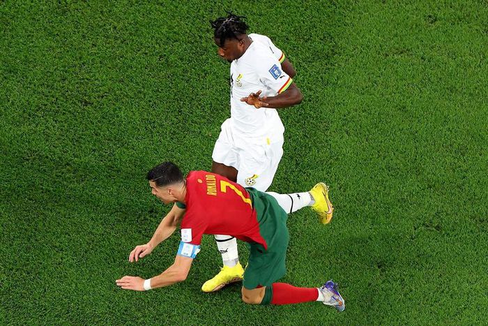 Cristiano Ronaldo was awarded a soft penalty against Ghana