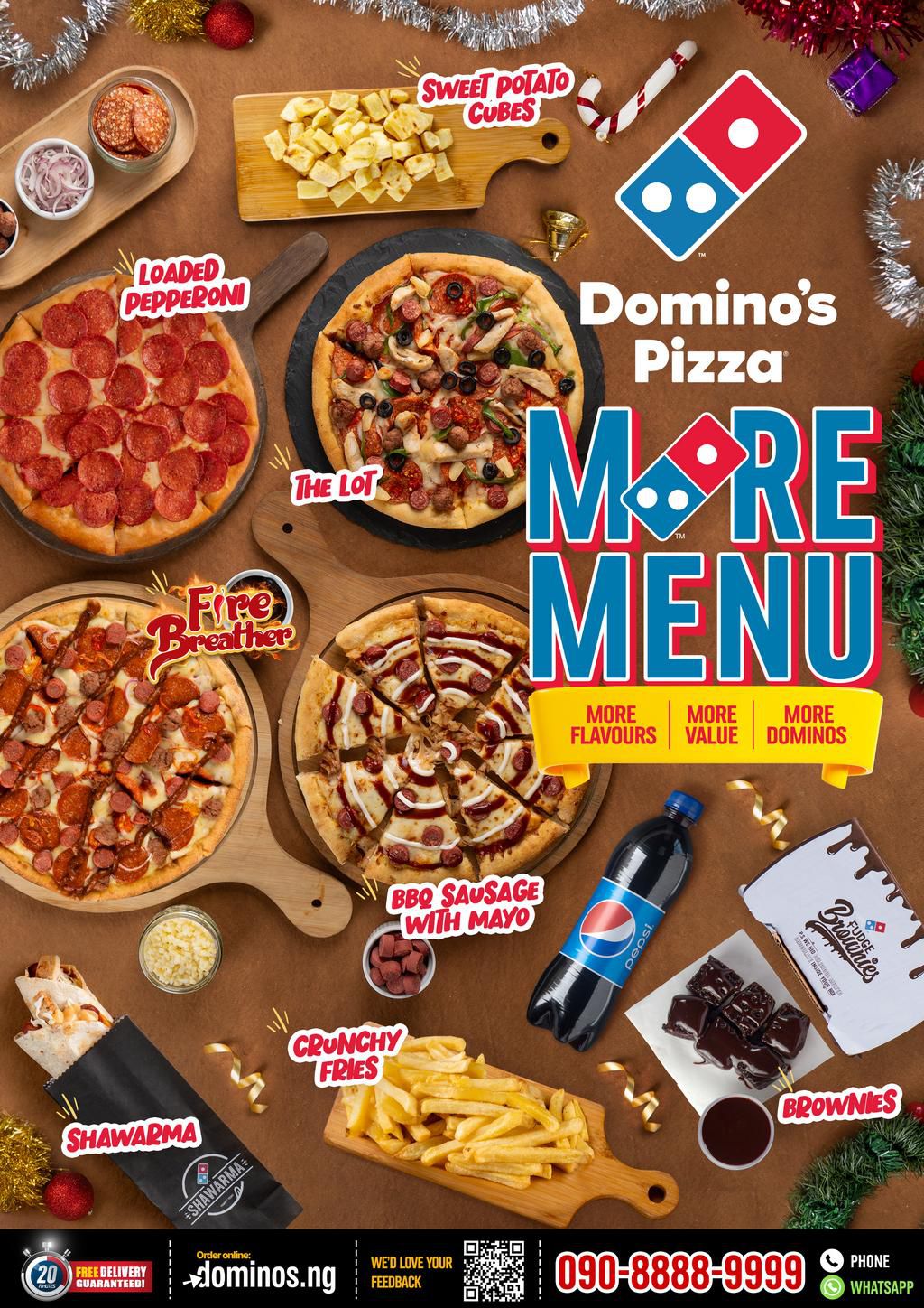 Domino's Pizza unwraps more value, more menu for you!