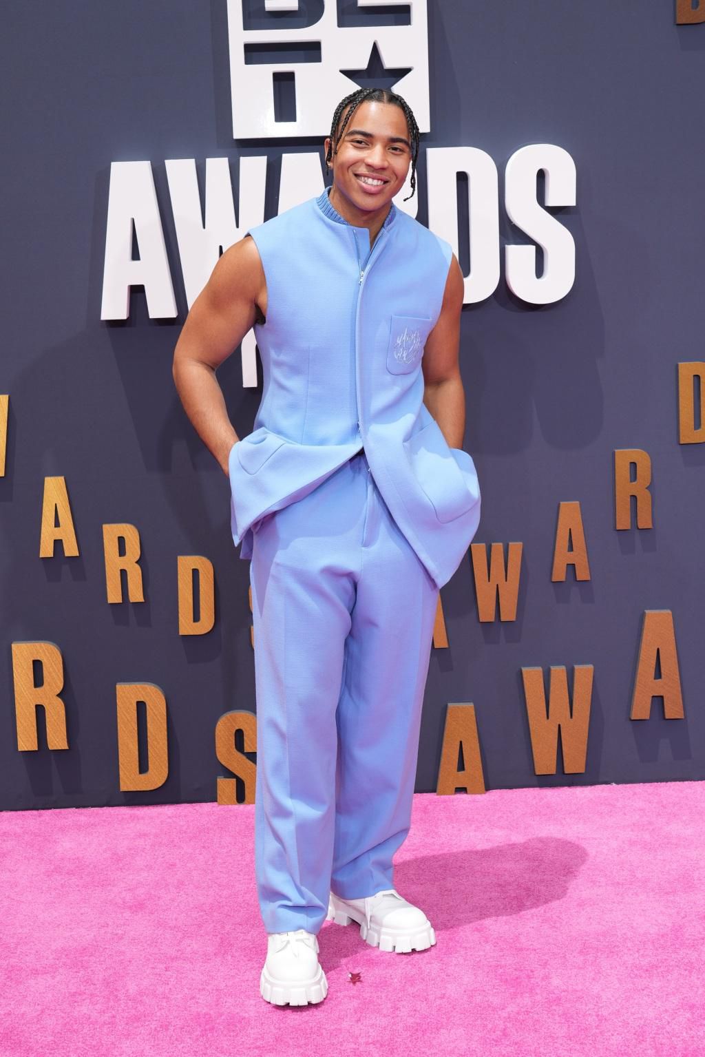 Laron Rhines at the BET Awards [GettyImages]