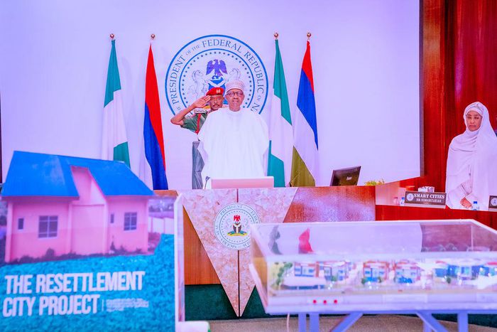 President Muhammadu Buhari and President-elect, Asiwaju Bola Tinubu. [Facebook:BuhariSallau]