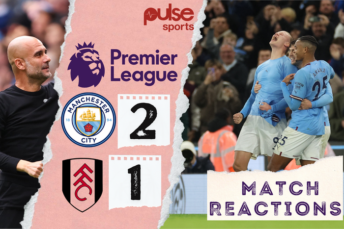 Manchester City recorded a hard-fought 2-1 win over Fulham on Saturday in the Premier League