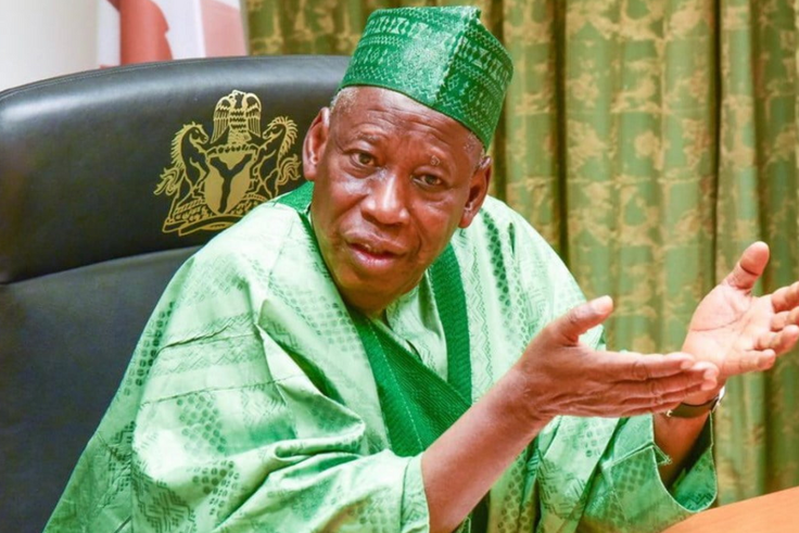 Abdullahi-Umar-Ganduje, the National Chairman of the APC [Leadership]