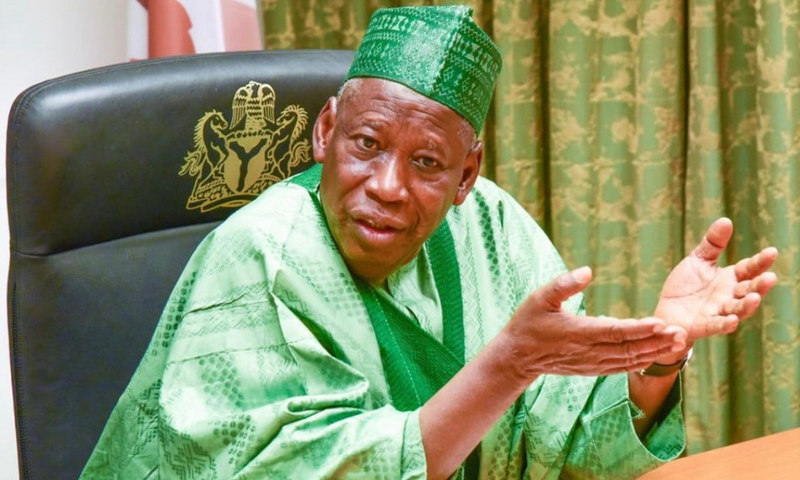 Abdullahi-Umar-Ganduje, the National Chairman of the APC [Leadership]