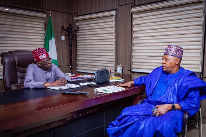 President-Elect Tinubu And His Vice, Shettima.