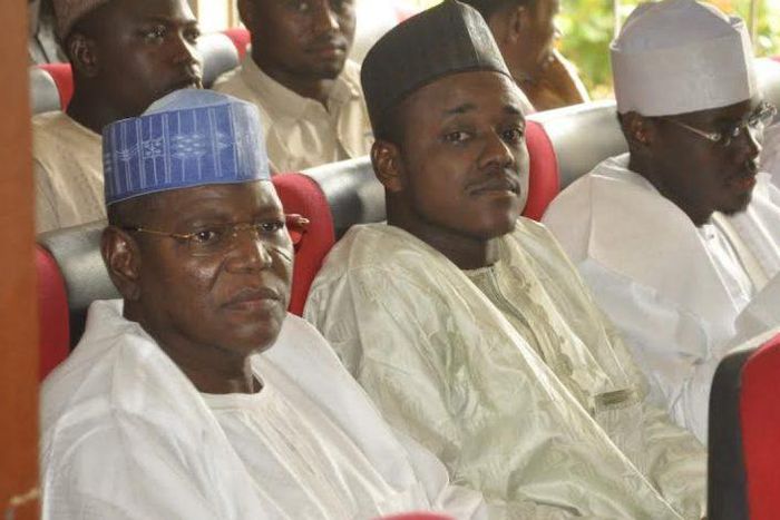 Supe Lamido and his two sons; Aminu, Mustapha