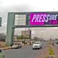 'Just dey play,' 'Pressure ti wa,' 'Woto woto,' other Naija slang on Showmax billboards in Lagos