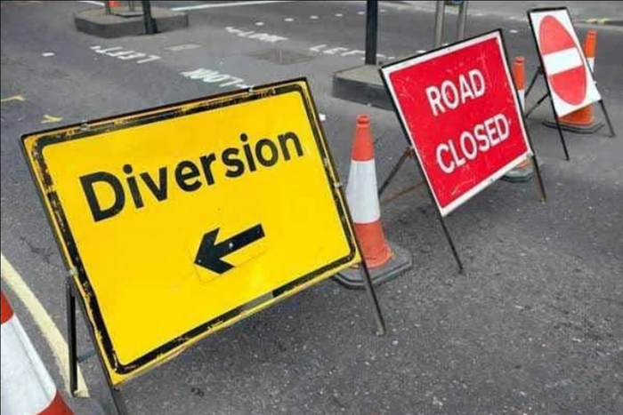 LASG announces night diversion to repair truck barriers at National Stadium.